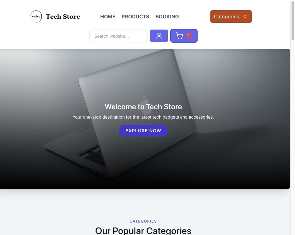 Ecommerce Tech Store